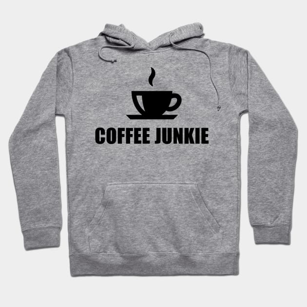 Coffee Junkie (Coffee Drinker / Coffee Cup / Black) Hoodie by MrFaulbaum